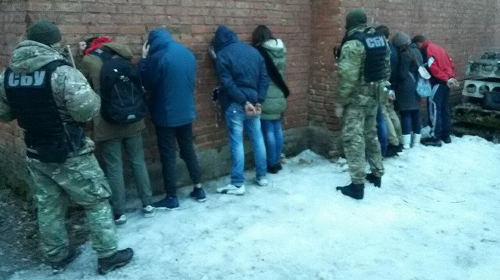 затримання членів організації “White lions”   / фото прес-центру СБ України