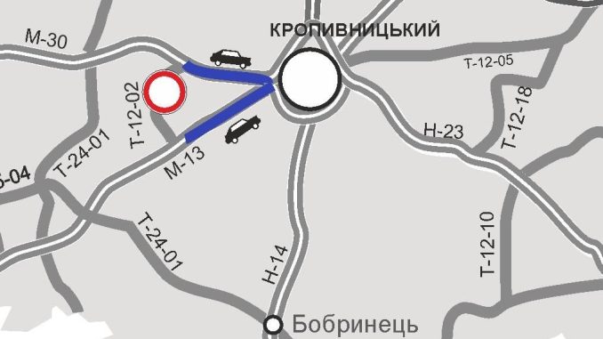 Перекрита дорога, ремонт доріг, Об’їзд, новини Кіровоградщини