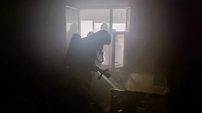 Новини Кропивницького та Кіровоградщини, ДСНС, Рятувальники, Пожежа, Пожежа у багатоповерхівці, Пожежа в Олександрії